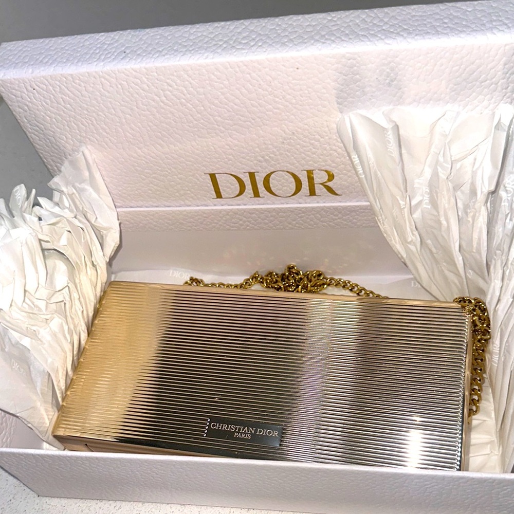 Dior Rouge MINAUDIÈRE Clutch W Chain Lipstick Holiday 2023 Set Limited Edition